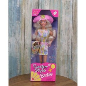 Vintage Barbie Easter Style Special Edition Doll 17651 Mattel 1997